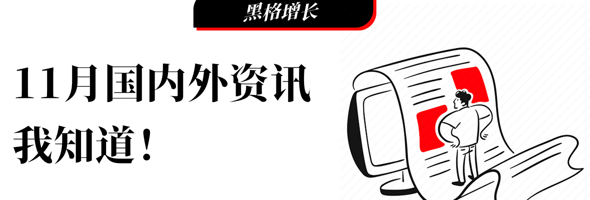 【黑格增长】外贸人看过来！注意：11月国内外资讯整合！